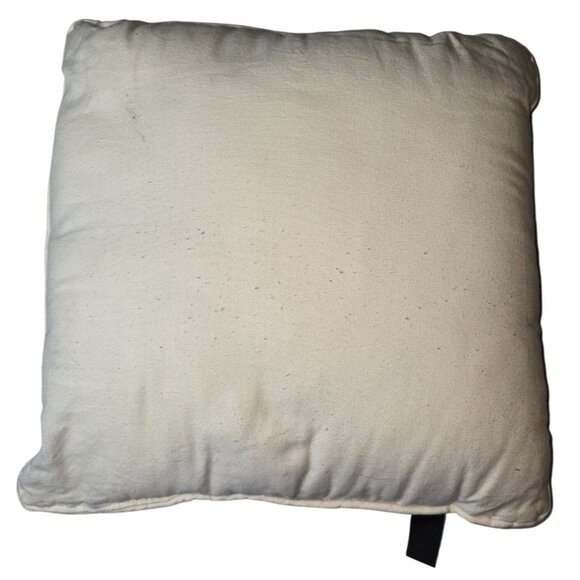 Vintage 80s 90s Cat Tapestry Throw Pillow With Basket & Yarn Design - Picture 2 of 3